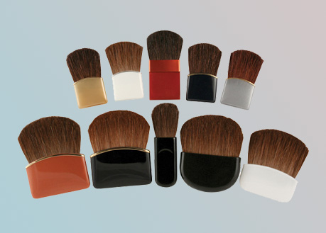 assorted makeup brushes