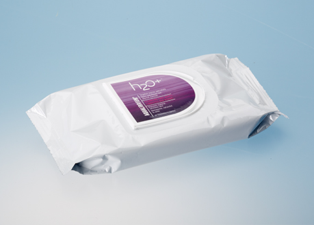 cosmetic wipes white packaging