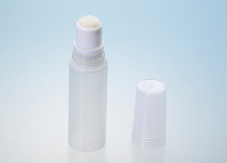 cosmetic tube with sponge applicator