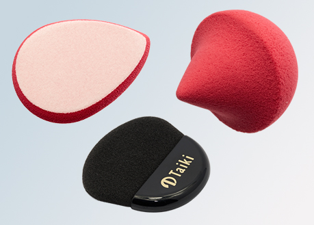 cosmetic sponges varying shapes