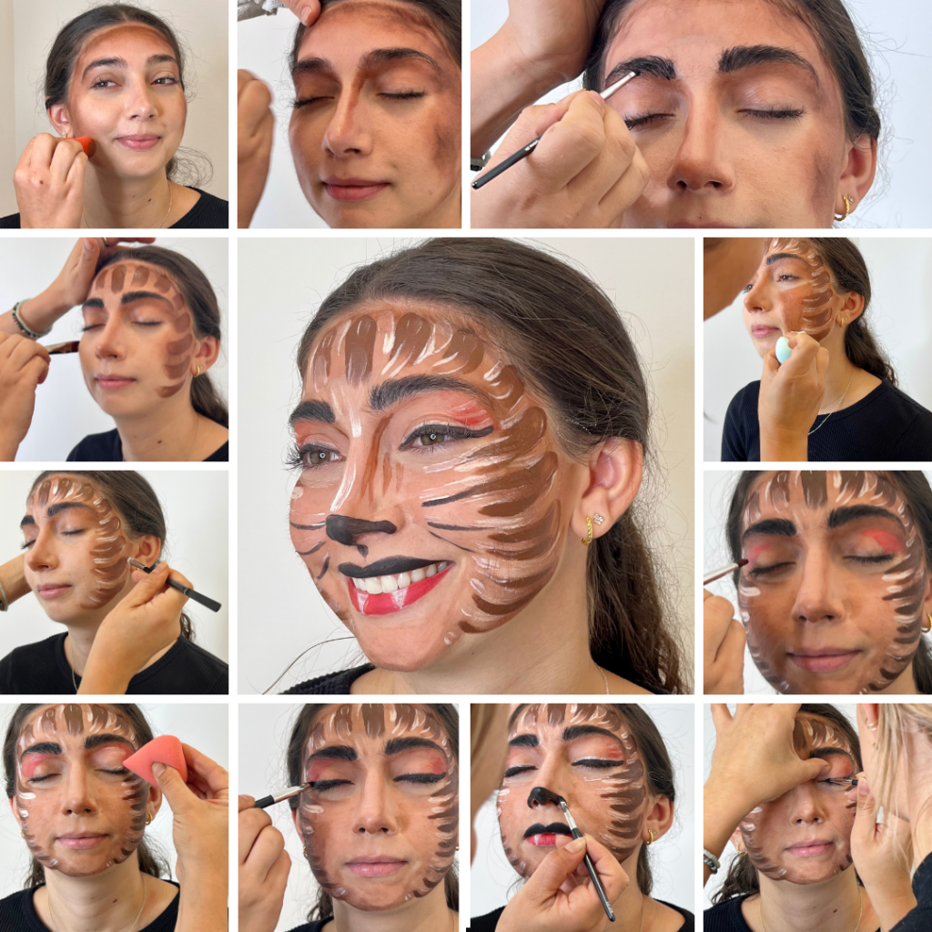 How To Create a Theatrical Cat Halloween Look Using Face Paint and